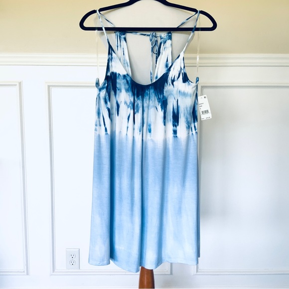 Lucky Brand Blue Tie-Dye Swing Dress Coverup - Picture 4 of 13